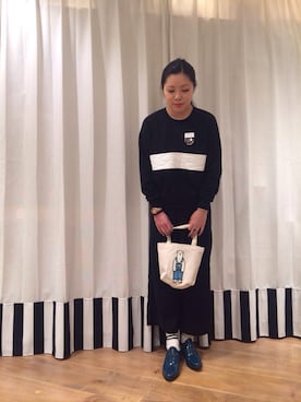 「Marc by Marc Jacobs（マークバイマークジェイコブス）のアイテム（腕時計）」を使った、KIKU24さん（レディース・163cm）の冬コーディネート