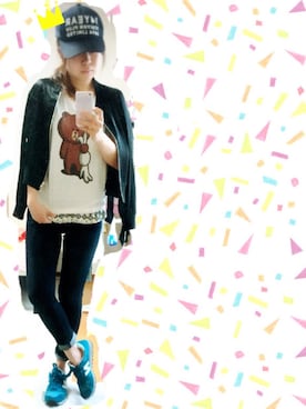 「アイテム（MA-1）」を使った、oimoさん（レディース・161cm・20代）の夏コーディネート