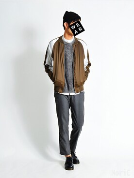 MoriCさん（メンズ・181cm）の秋コーディネート