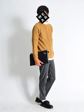 MoriCさん（メンズ・181cm）の秋コーディネート