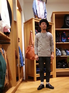 「モンクストラップ」｜YuyaKさん（メンズ・163cm・20代）の秋コーディネート