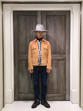 「BEAMS PLUS（ビームスプラス）のアイテム（ブルゾン）」を使った、YuyaKさん（メンズ・163cm）の秋コーディネート