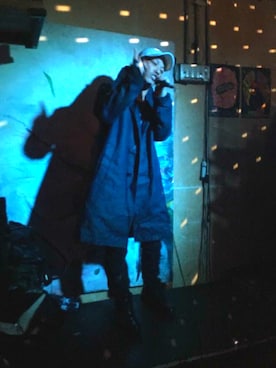 「A.P.C.（アーペーセー）のアイテム（デニムジャケット、ブルー系）」を使った、ZORO(@playazlounge)さん（メンズ・170cm）の春コーディネート