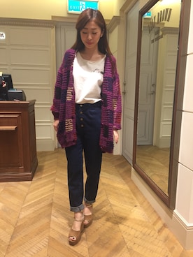 「LILY BROWN（リリーブラウン）のアイテム（フォーマルスーツ/小物）」を使った、Erin  Leeさん（レディース・164cm）の秋コーディネート
