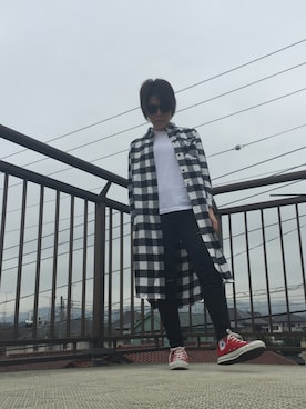 「UNIQLO（ユニクロ）のWOMEN ウルトラストレッチジーンズ（デニムパンツ）」を使った、なさん（レディース・156cm）の秋コーディネート