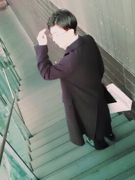 「SABRE」｜福田さん（メンズ・170cm）の冬コーディネート