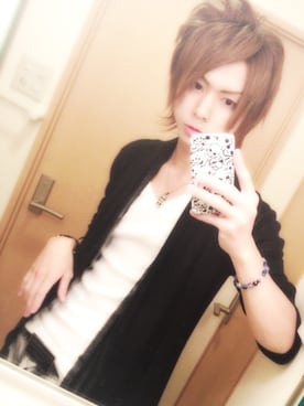 「Buffalo Bobs（バッファローボブズ）のアイテム（カーディガン/ボレロ）」を使った、shin☆さん（メンズ・171cm）の秋コーディネート