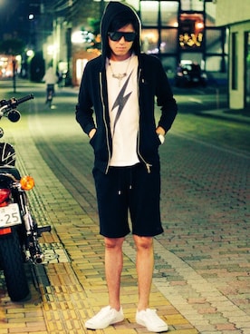 まっきーさん（メンズ・180cm）の夏コーディネート