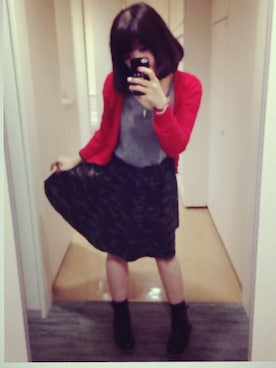 「Factor=（ファクターイコール）のアイテム（スカート）」を使った、wakaさん（レディース・166cm）の秋コーディネート