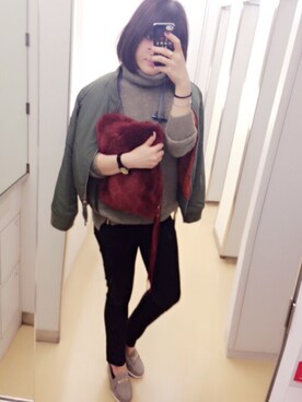 wakaさん（レディース・166cm）の冬コーディネート