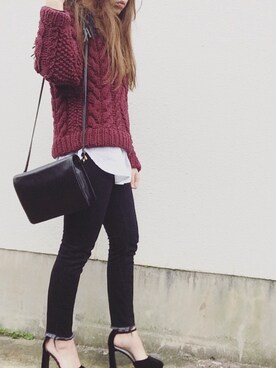 AYAさん（レディース・156cm）の冬コーディネート