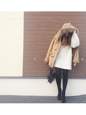 AYAさん（レディース・156cm）の冬コーディネート