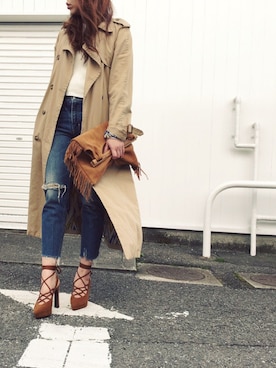 AYAさん（レディース・156cm）の冬コーディネート