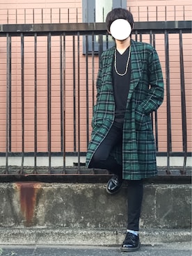 「タイト」｜「アイテム（その他シューズ）」を使った、たちさん（メンズ・177cm）の春コーディネート