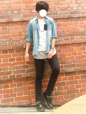 たちさん（メンズ・177cm）の春コーディネート