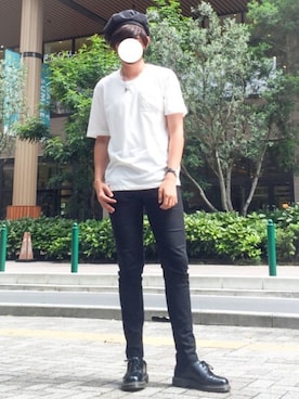 「アイテム（バングル/リストバンド）」を使った、たちさん（メンズ・177cm・10代）の夏コーディネート