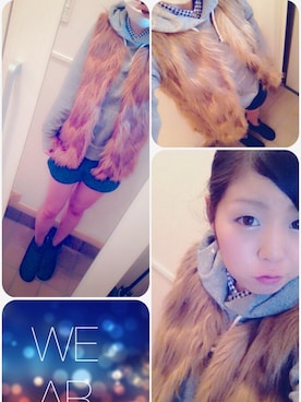 「stradivarius（ストラディバリウス）のアイテム（その他アウター）」を使った、Yunako Sugitaさん（レディース・166cm）の秋コーディネート