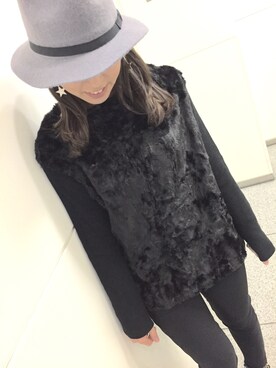YUKIHAさん（レディース・158cm）の冬コーディネート