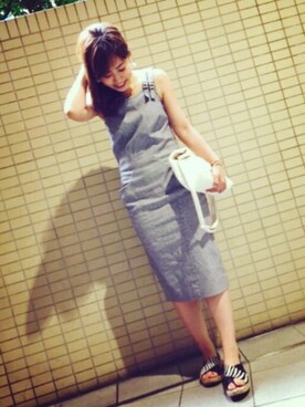 「Soareak（ソアリーク）のアイテム（アクセサリー）」を使った、YUKIHAさん（レディース・158cm）の夏コーディネート