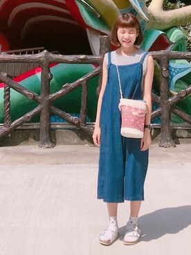 Ya Yin🌼さん（レディース・160cm）の秋コーディネート