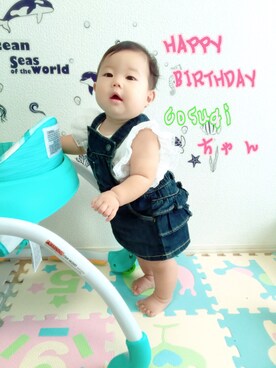 ki-shi さん（キッズ・70cm）の夏コーディネート