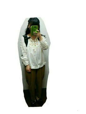 「タッセルイヤリング」｜Yumiさん（レディース・153cm）の春コーディネート