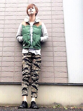 「ALTANATIVE（オルタナティブ）のアイテム」を使った、k☆さん（メンズ・174cm）の秋コーディネート