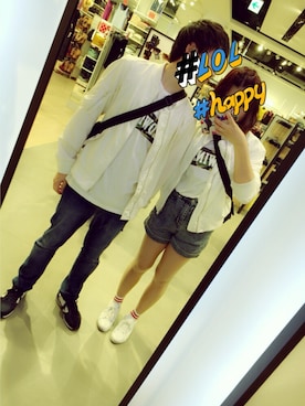 「カップルコーデ」｜yunさん（レディース・164cm）の春コーディネート