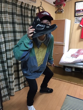 「ザノースフェイス」｜「アイテム（その他）」を使った、tetuさん（メンズ・180cm）の秋コーディネート