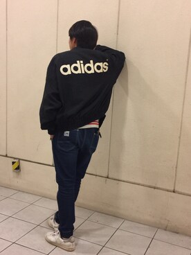「LEE」｜「アイテム（ナイロンジャケット）」を使った、tetuさん（メンズ・170cm）の秋コーディネート