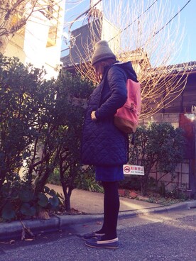 kabo-chanさん（レディース・161cm）の冬コーディネート