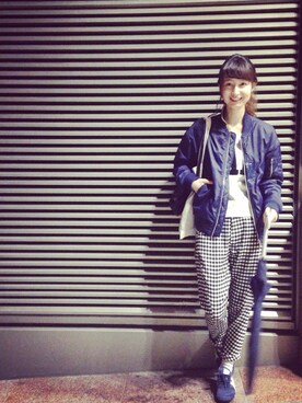 「179/WG NICOLE CLUB（イチナナキュウ/ダブルジー）のアイテム（ジャケット/アウター）」を使った、hirrroko14さん（レディース・164cm）の冬コーディネート