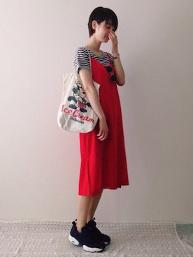 hirrroko14さん（レディース・164cm）の夏コーディネート