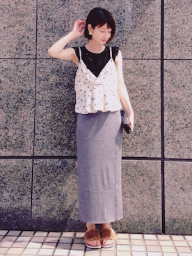 「GIVENCHY（ジバンシイ）のアイテム」を使った、hirrroko14さん（レディース・164cm）の夏コーディネート