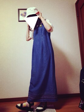 「RAINBOW（レインボー）のアイテム（ワンピース/ドレス）」を使った、chamoさん（レディース・160cm）の秋コーディネート