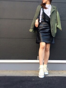 「CHEEKYのアイテム」を使った、ritononさん（レディース・156cm）の春コーディネート