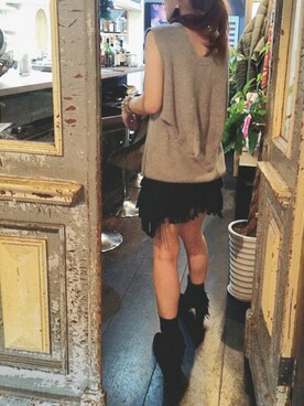 「Cry.」｜「アイテム（パンツ）」を使った、ritononさん（レディース・156cm）の春コーディネート