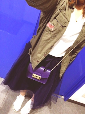 まきさん（レディース・158cm）の春コーディネート