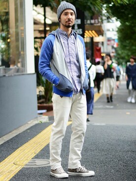 Hasebeさん（メンズ・171cm）の夏コーディネート