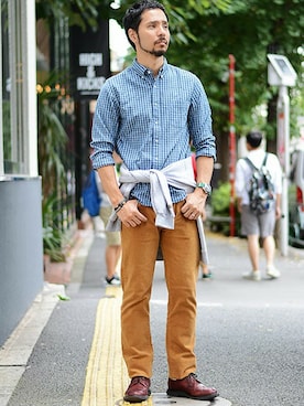 Hasebeさん（メンズ・171cm）の秋コーディネート