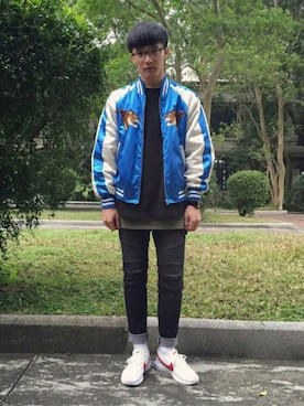 「橫須賀」｜榮➖さん（メンズ・176cm）の冬コーディネート