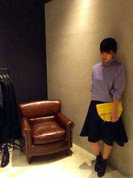 「TATRAS CONCEPT STORE（タトラスコンセプトストア）のアイテム（ブーツ）」を使った、KAMさん（レディース・164cm）の夏コーディネート