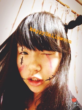 「halloween」｜「アイテム（ファンデーション）」を使った、cherryさん（レディース・156cm）の秋コーディネート