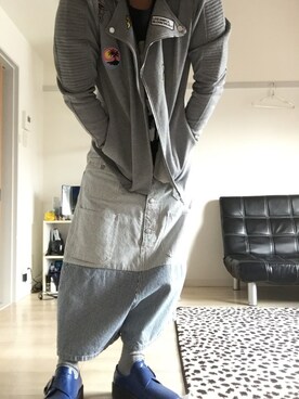 「BellyButton（ベリーボタン）のアイテム」を使った、まーさん（メンズ・176cm）の春コーディネート