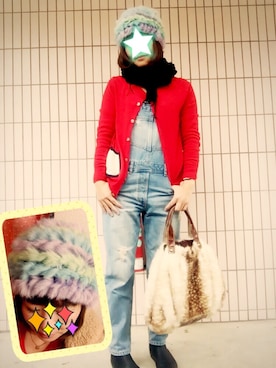 「COCUE（コキュ）のアイテム（バッグ）」を使った、まっきぃ〜さん（レディース・157cm）の秋コーディネート