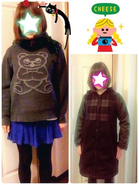 「muchacha nene（ムチャチャネネ）のアイテム」を使った、まっきぃ〜さん（レディース・157cm）の冬コーディネート