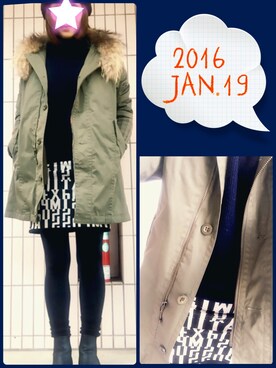 まっきぃ〜さん（レディース・157cm）の冬コーディネート