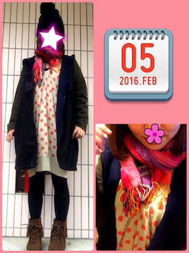 まっきぃ〜さん(レディース・157cm)の冬コーディネート