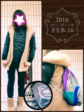 まっきぃ〜さん（レディース・157cm）の冬コーディネート