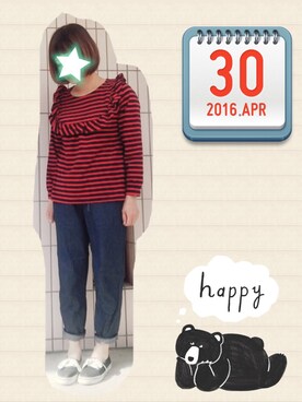 まっきぃ〜さん（レディース・157cm）の春コーディネート